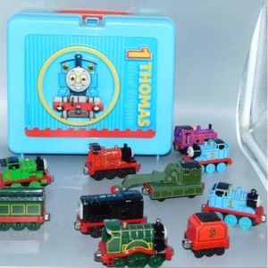 10 Vintage Metal Thomas and Friends Train Cars and Lunchbox